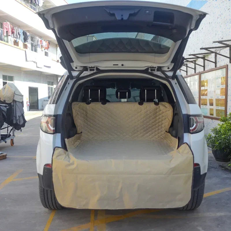 Dog Car Seat Cover Pet Travel Dog Carrier Car Trunk Mat Waterproof Trunk Mat Cargo Liner for Dogs Washable Car Accessories