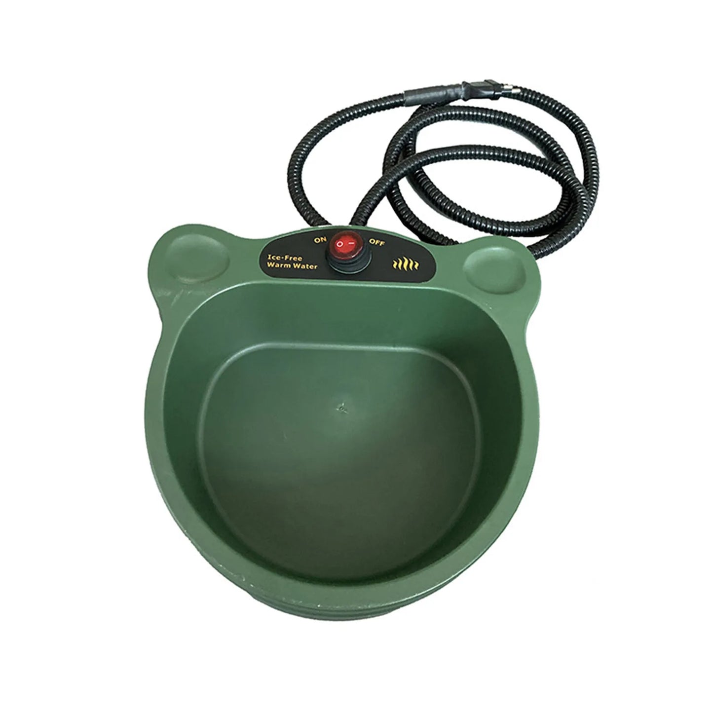 Electric Dog Water Bowl Green Heated Dog Bowl for Pet Dog Electric Dog Water Bowl Heated Dog Bowl Thermal Dog Bowl