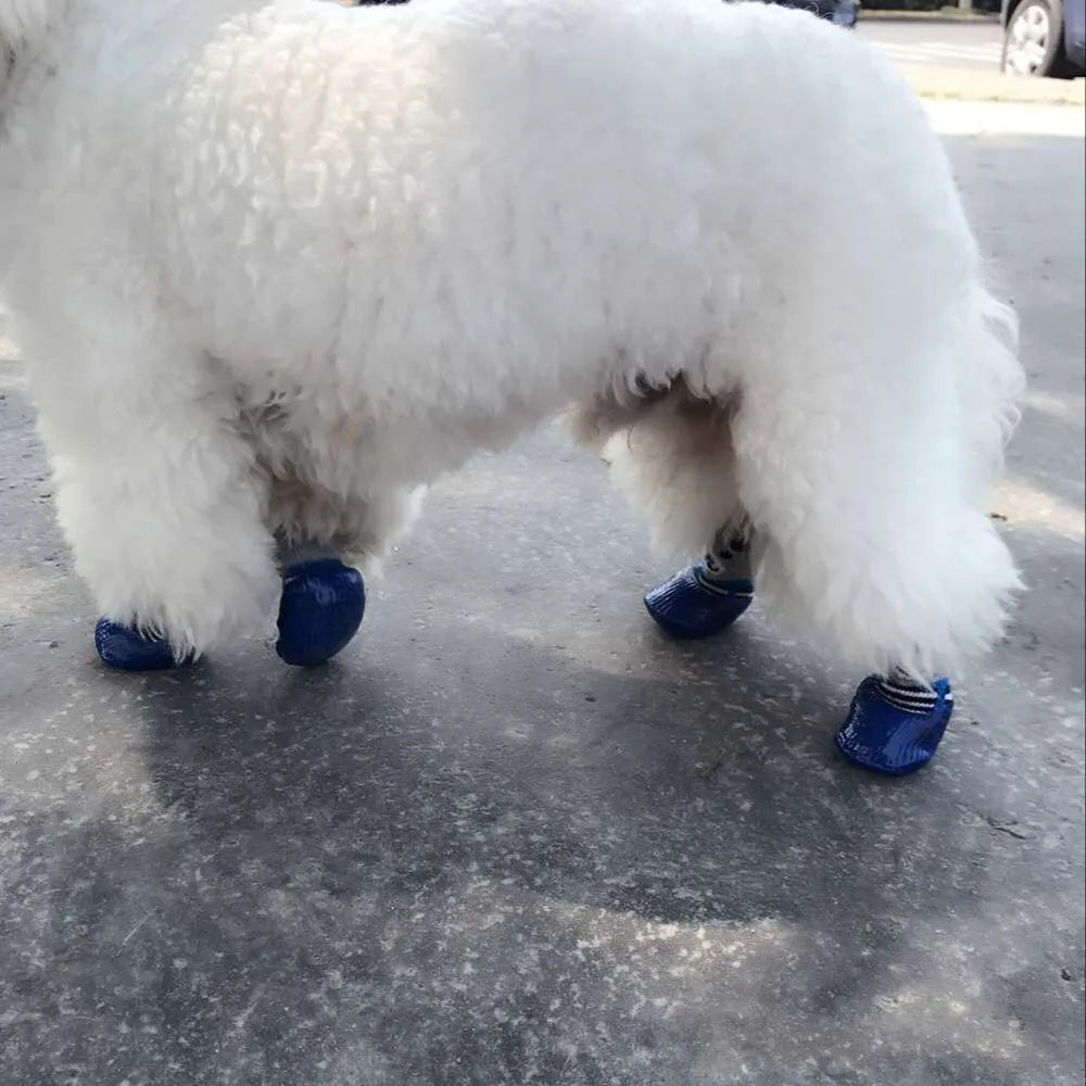 Dog Socks Warm Knit Socks for Cats and Dogs Waterproof Dog Shoes Scratch-proof Foot Covers Anti Scald Feet Pet Socks Teddy Socks