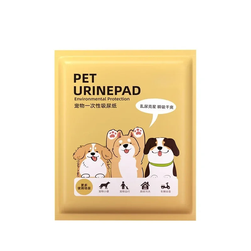 100 Pack Super Absorbent Dog Pee Pads Quick Drying Disposable Pet Urine Pads for Puppy Cat Potty Training Travel