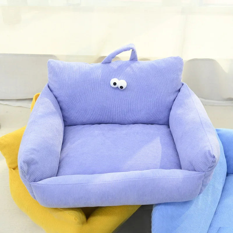 Puppy Special Sofa Kennel Winter Warm Pet Internet Celebrity Cat Nest Small Dog Sleeping Mat Cushion Winter Bed