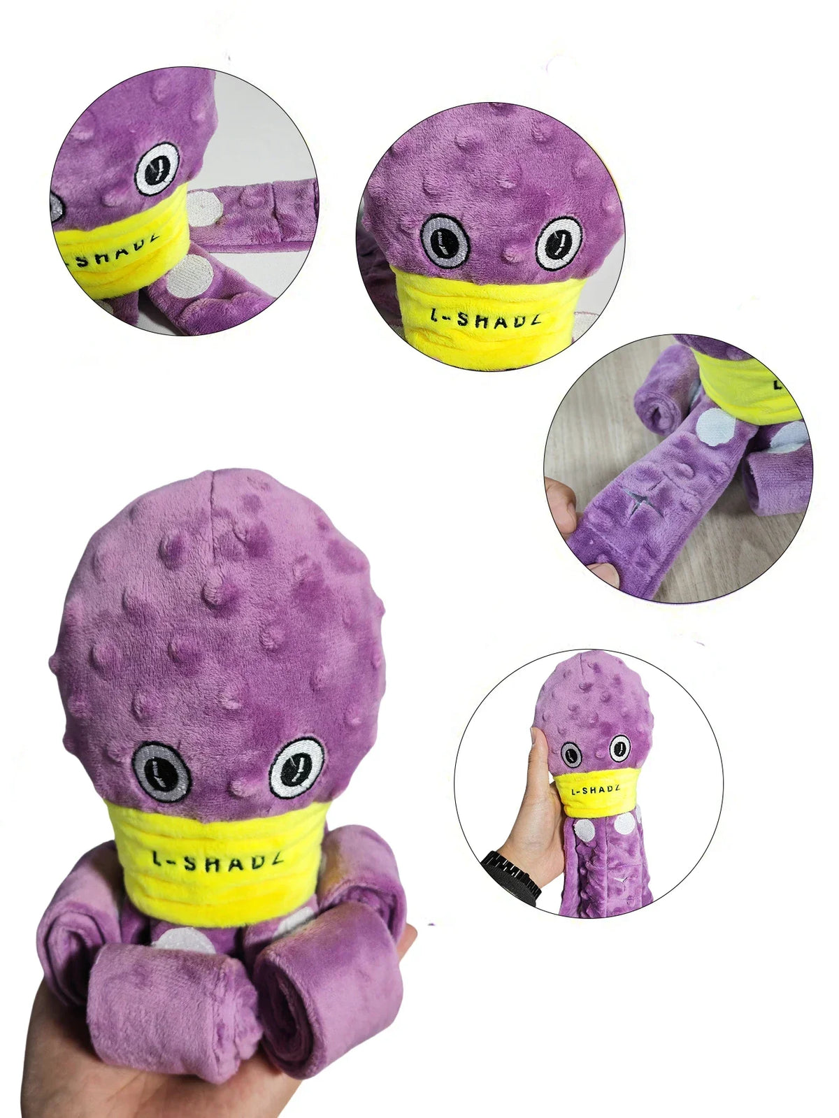 Plush Octopus Dog Snuffle Toy – Interactive Puzzle Chew Toy & Slow Feeder for Puppies