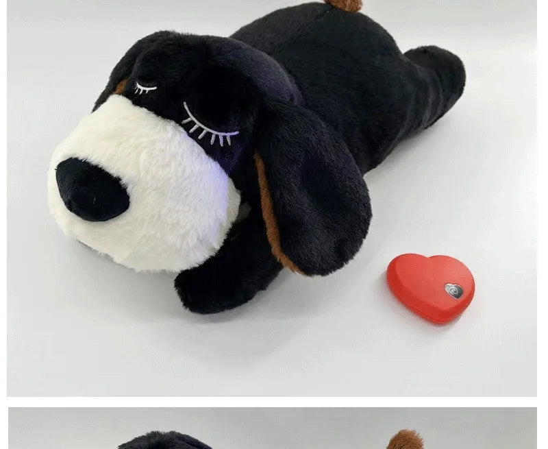Pet Anxiety Relief Sleep Toy, Dog Interactive Plush Heartbeat Toy, Cat Soothing Companion Toy, Pet Stuffed Toy