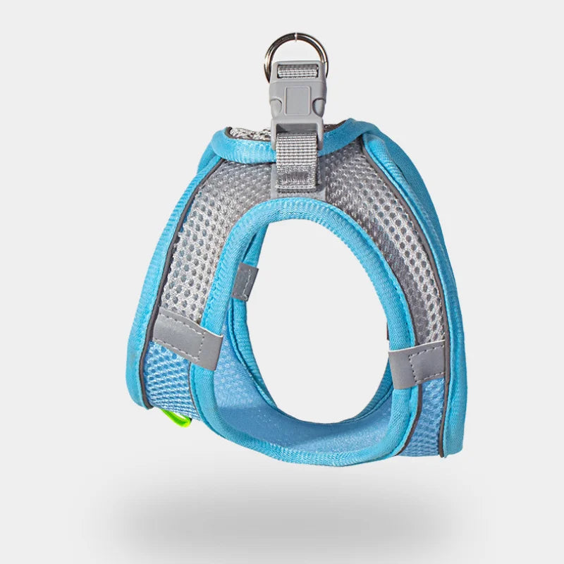 Cat Harness & Leash Set, Adjustable Escape-Proof Breathable Summer Mesh Vest, Outdoor Walking Kitten, Night Reflective
