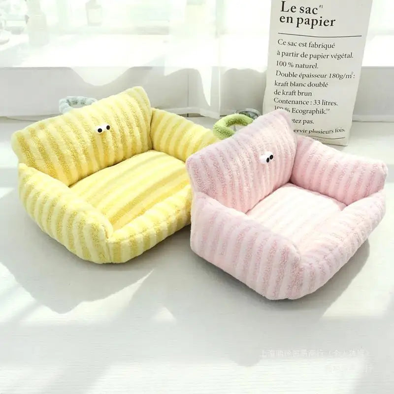 Puppy Special Sofa Kennel Winter Warm Pet Internet Celebrity Cat Nest Small Dog Sleeping Mat Cushion Winter Bed