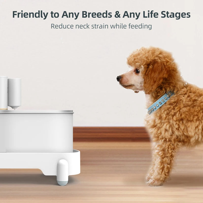Smart Pet Feeder Elevating Bracket Single Bowl Dog Cat Pet Food Dispenser Protect Raised Stand Pet Feeder Elevating Bracket