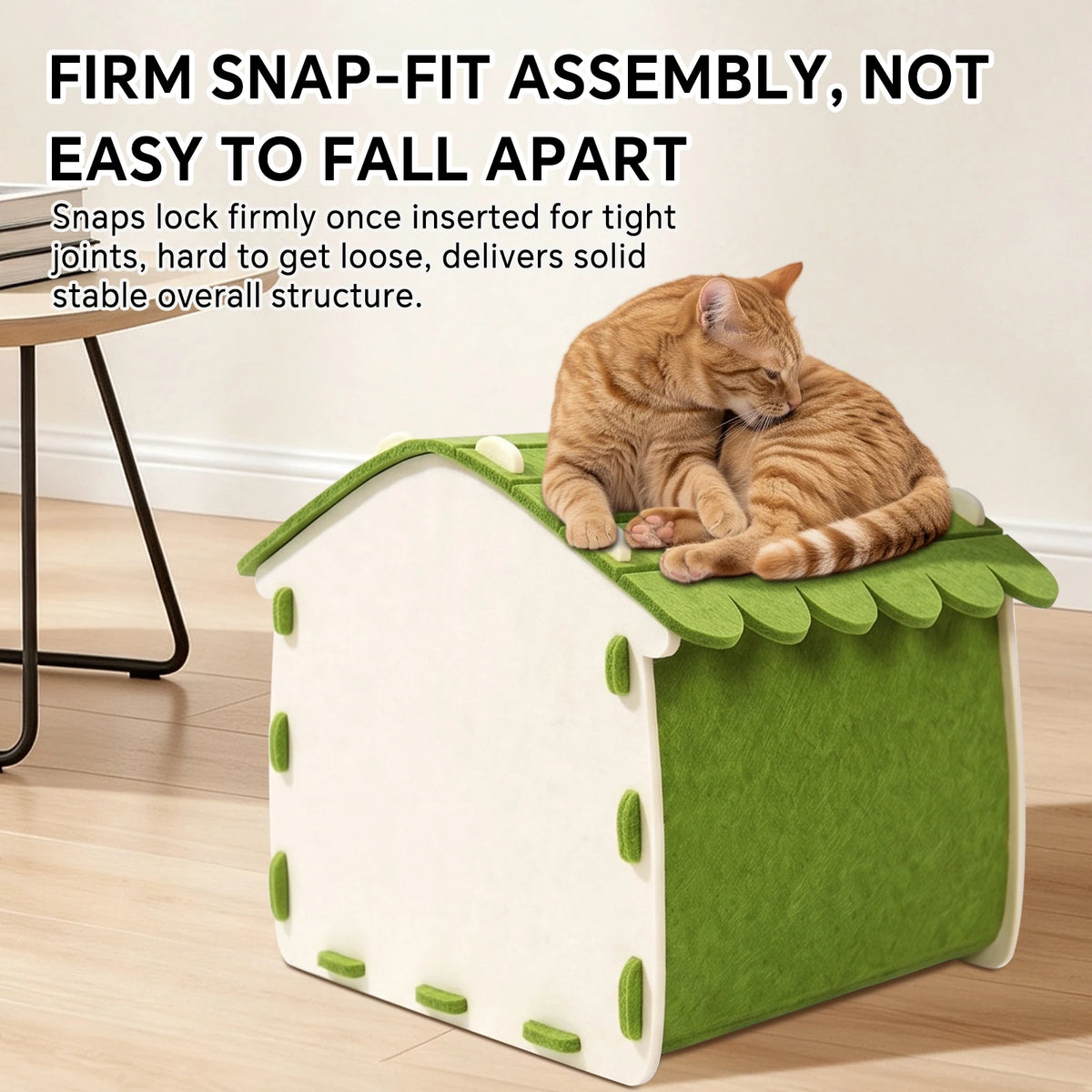 Pet Cat House, Suitable For Both Kittens And Adult Cats. Suitable For Use In Living Rooms, Bedrooms, And For Daily Rest And Play At Home. Ideal Gift For Pet-Loving Friends On Birthdays Or Special Occasions.
