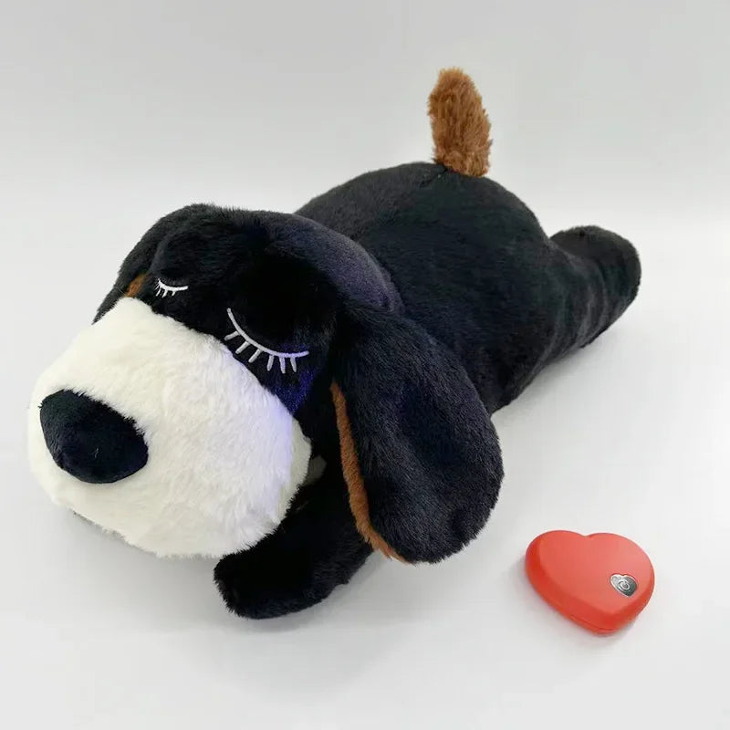 Pet Anxiety Relief Sleep Toy, Dog Interactive Plush Heartbeat Toy, Cat Soothing Companion Toy, Pet Stuffed Toy