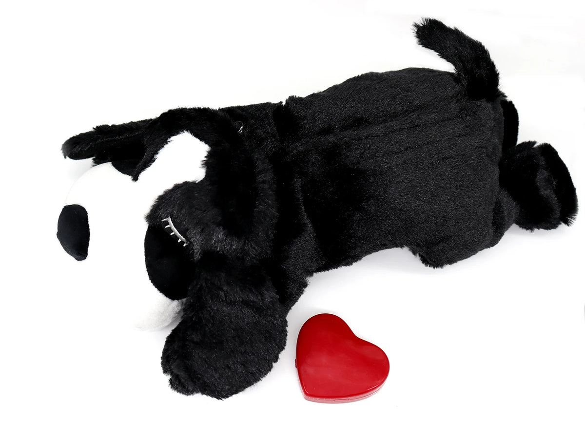 IFOYO Pet Heartbeat Puppy Behavioral Training Dog Plush Pet Comfortable Snuggle Anxiety Relief Sleep Aid Doll Durable Drop Ship