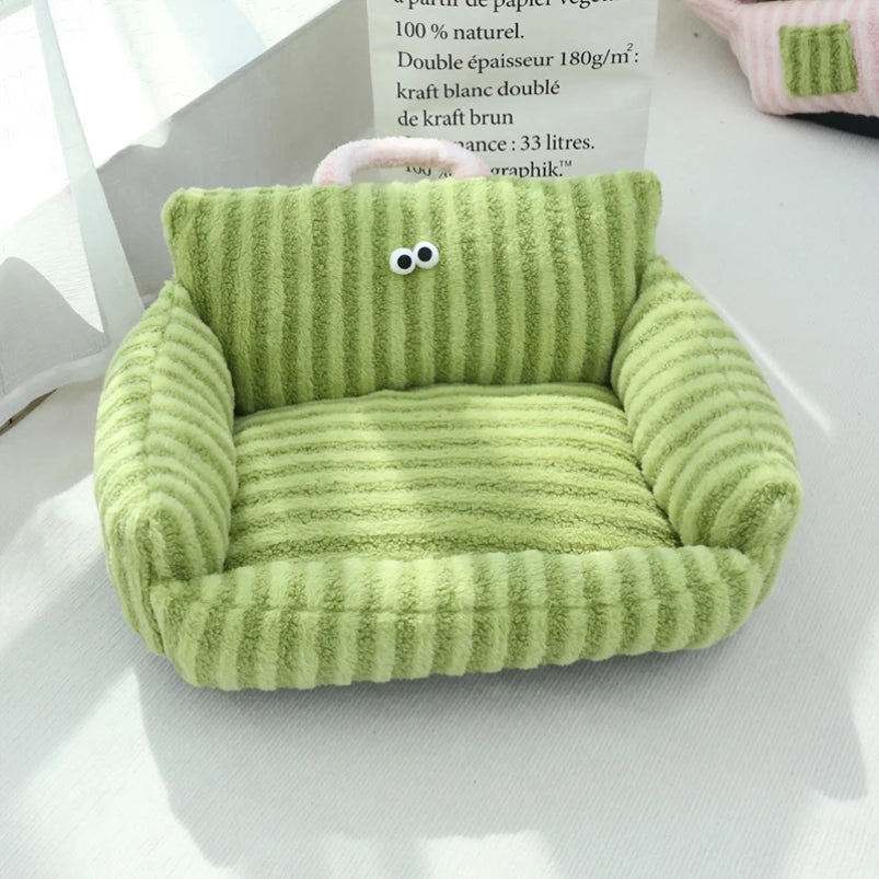 Puppy Special Sofa Kennel Winter Warm Pet Internet Celebrity Cat Nest Small Dog Sleeping Mat Cushion Winter Bed