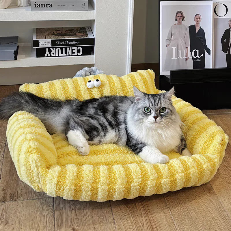 Puppy Special Sofa Kennel Winter Warm Pet Internet Celebrity Cat Nest Small Dog Sleeping Mat Cushion Winter Bed