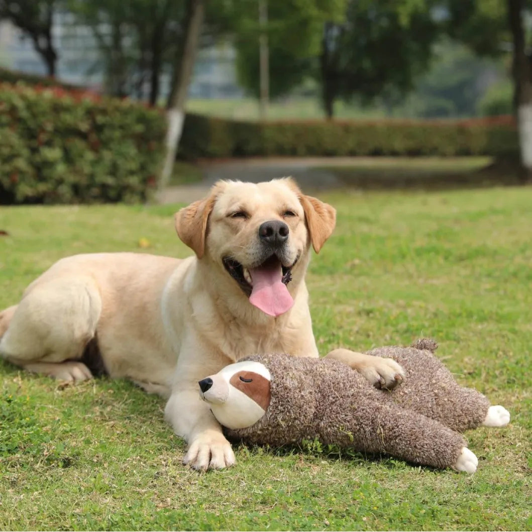et Heartbeat Sloth Plush Toy Dog Anxiety Relief Puppy Sleep Companion Soft Stuffed Toy for Separation Stress