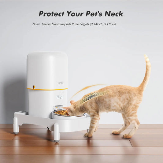Smart Pet Feeder Elevating Bracket Single Bowl Dog Cat Pet Food Dispenser Protect Raised Stand Pet Feeder Elevating Bracket