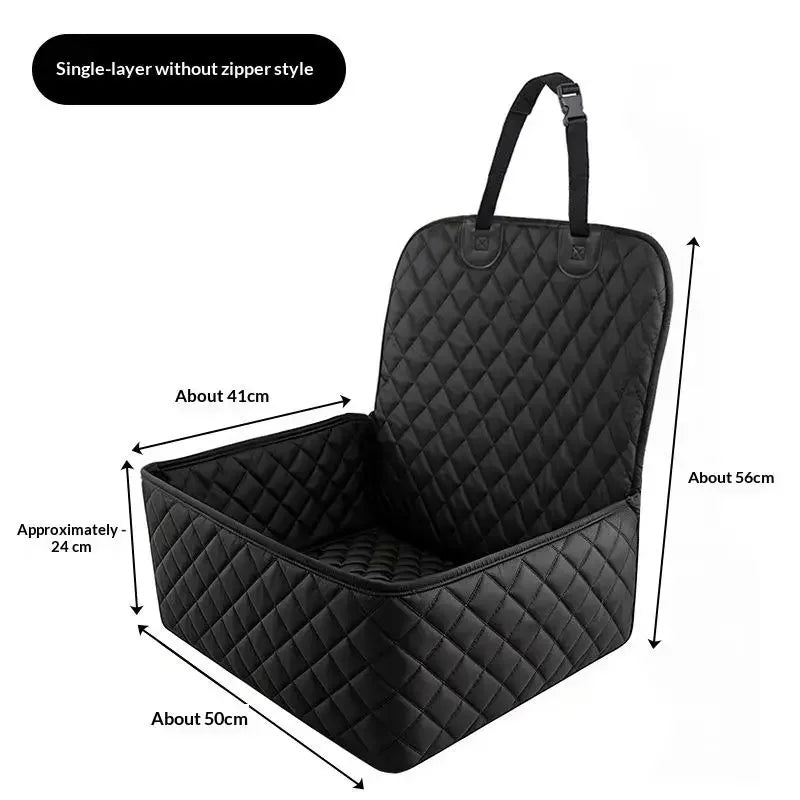 Dog & Cat Car Seat Cover – Waterproof Dirt-Resistant Pet Car Seat Protector Mat for Road Trips & Holidays