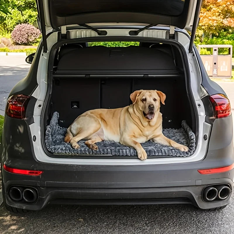Car Rear Seat Pet Cover Dog Mat Waterproof Nonslip Backseat Protector Hammock Vehicles Suv Sedan Truck Travel Pet Bed Cushion