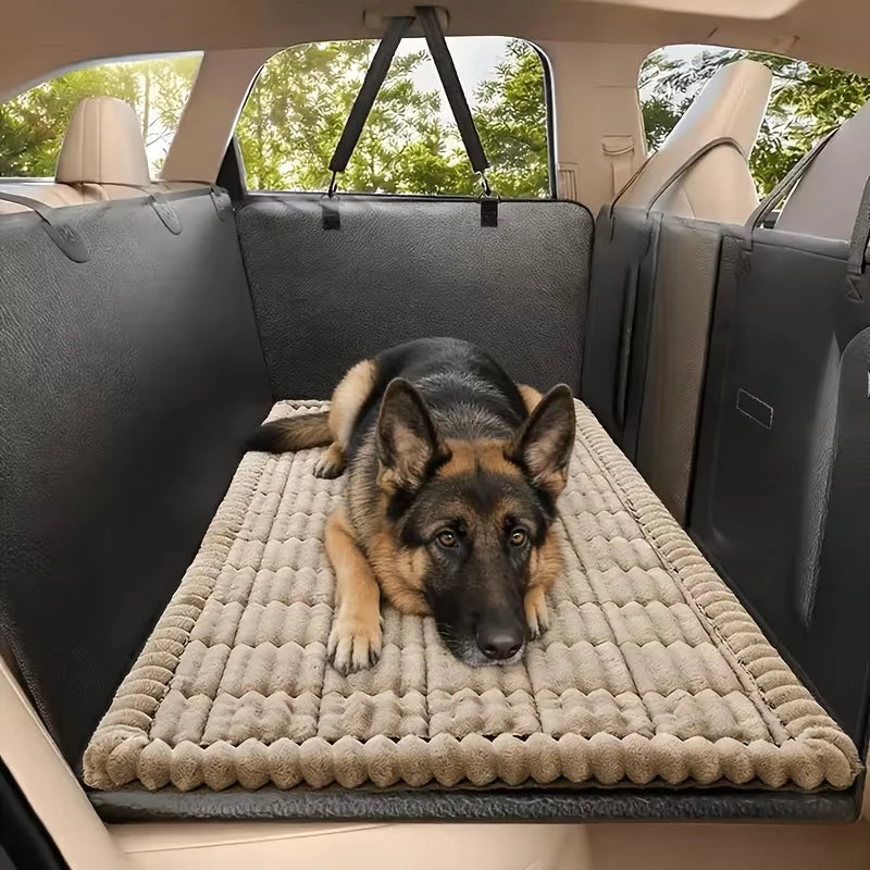 Car Rear Seat Pet Cover Dog Mat Waterproof Nonslip Backseat Protector Hammock Vehicles Suv Sedan Truck Travel Pet Bed Cushion