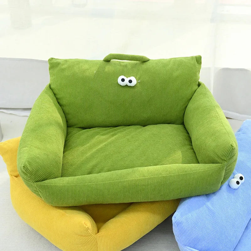 Puppy Special Sofa Kennel Winter Warm Pet Internet Celebrity Cat Nest Small Dog Sleeping Mat Cushion Winter Bed