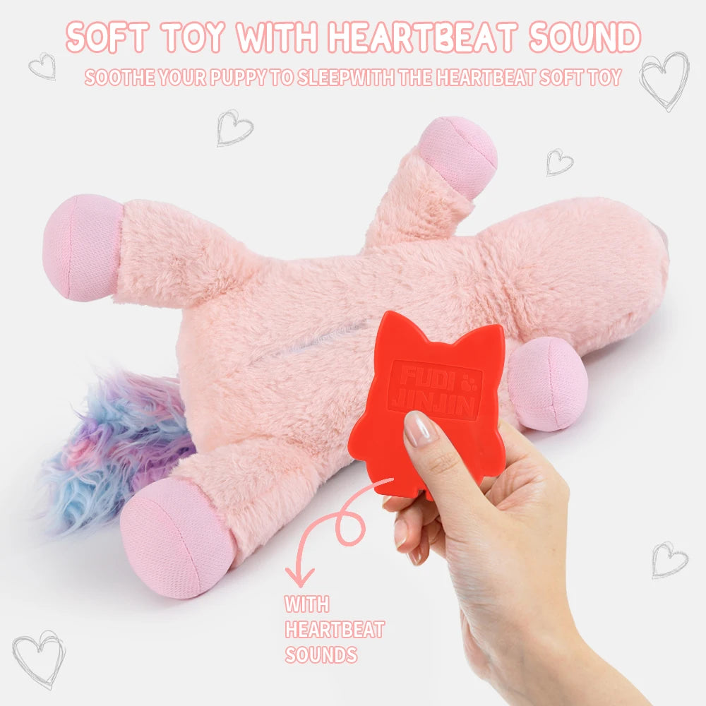 Plush Puppy Heartbeat Toys, Birthday Gifts, Rich Dog Puzzle Toys, Behavior Training, 16 Christmas