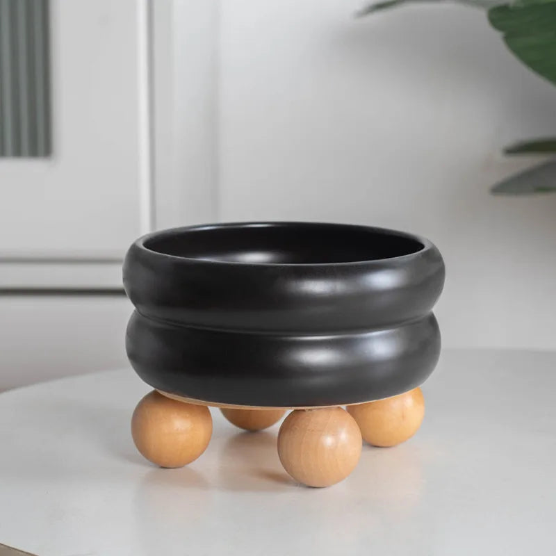 Small Dogs Ceramic Bowl Nordic Cat Food Water Feeders Cute Pet Feeding Supplies Puppy Kitten Drinking Eating Accessories