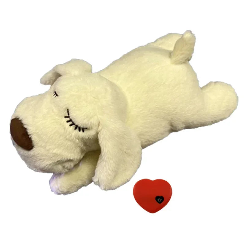 Pet Anxiety Relief Sleep Toy, Dog Interactive Plush Heartbeat Toy, Cat Soothing Companion Toy, Pet Stuffed Toy