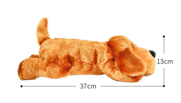 IFOYO Pet Heartbeat Puppy Behavioral Training Dog Plush Pet Comfortable Snuggle Anxiety Relief Sleep Aid Doll Durable Drop Ship