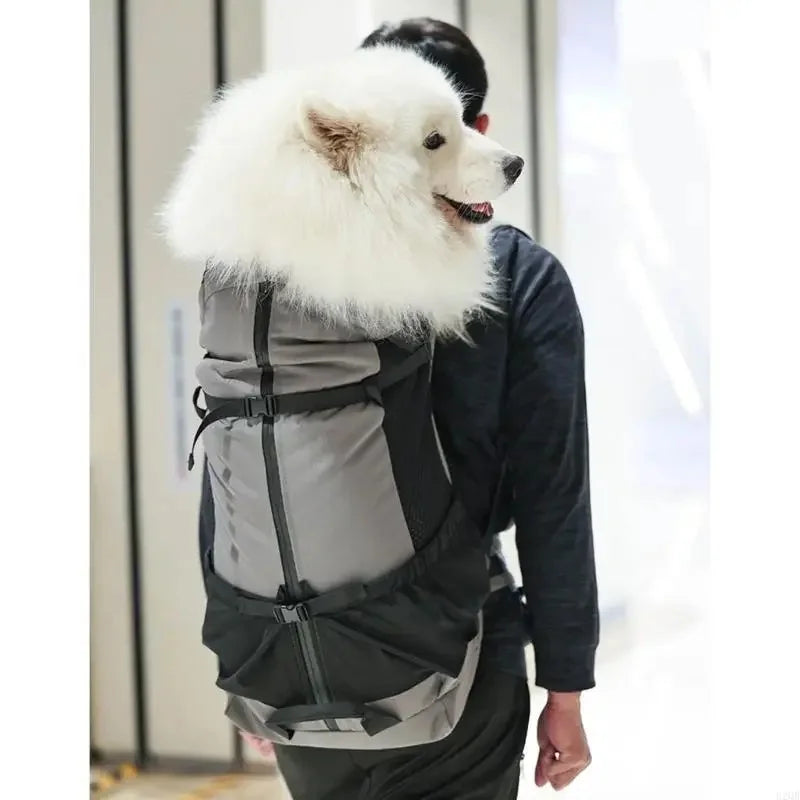 Multifunctional Hiking Pet Dog Carrier Travel Backpack Outdoor Ventilation Breathable Bicycle Motorcycle Outdoor Sport Mesh Bag