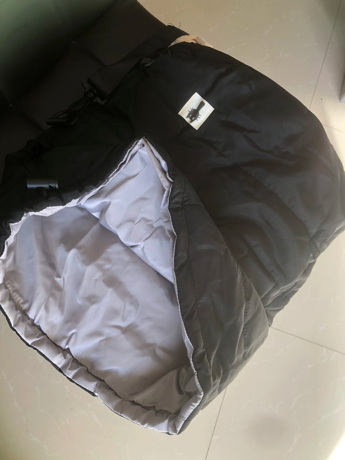 Winter Warm Cat Carrier Backpack Single Shoulder Pet Travel Bag with Sleeping Bag for Small Dogs and Cats Outdoor Messenger Bag
