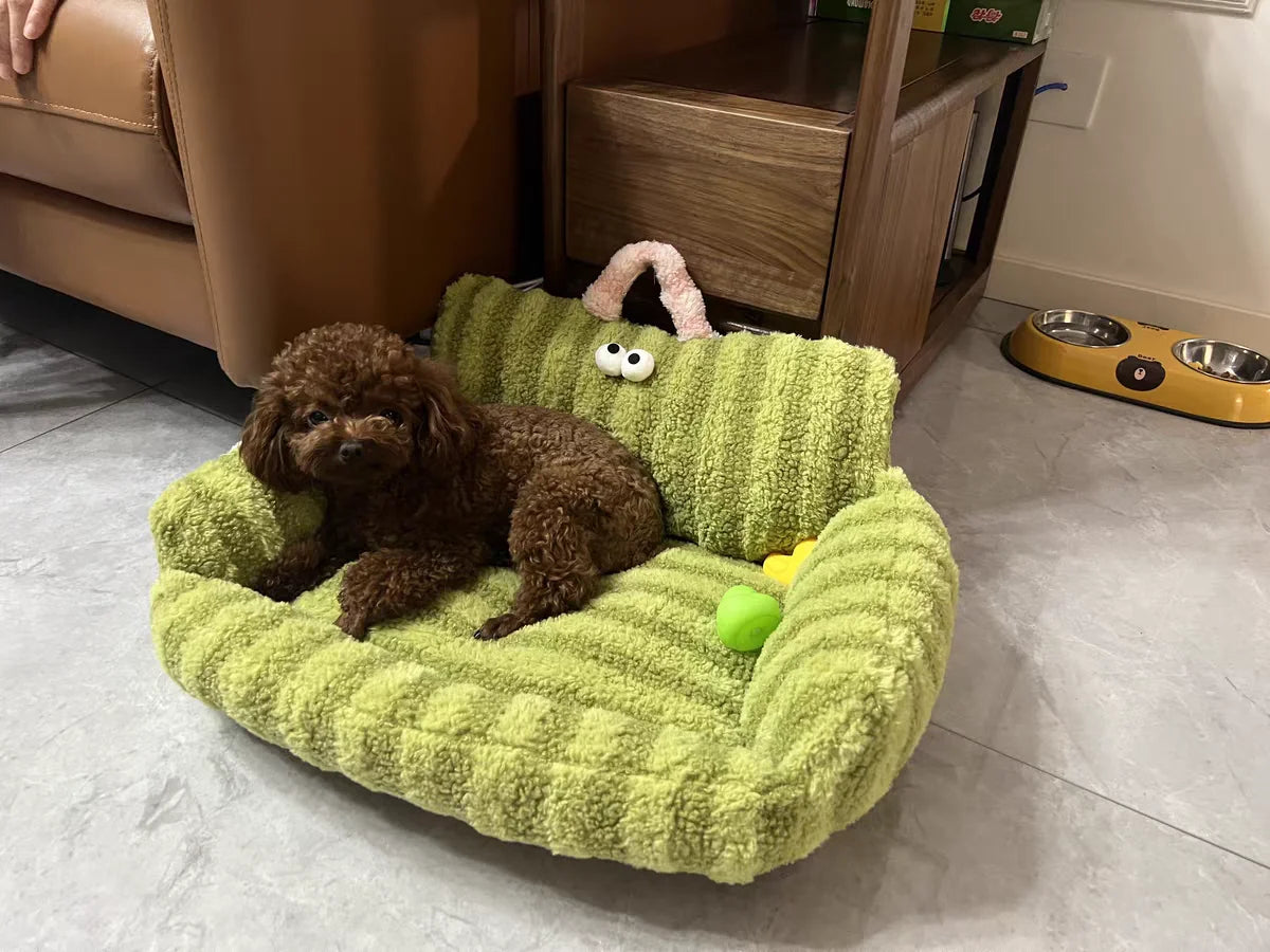 Puppy Special Sofa Kennel Winter Warm Pet Internet Celebrity Cat Nest Small Dog Sleeping Mat Cushion Winter Bed