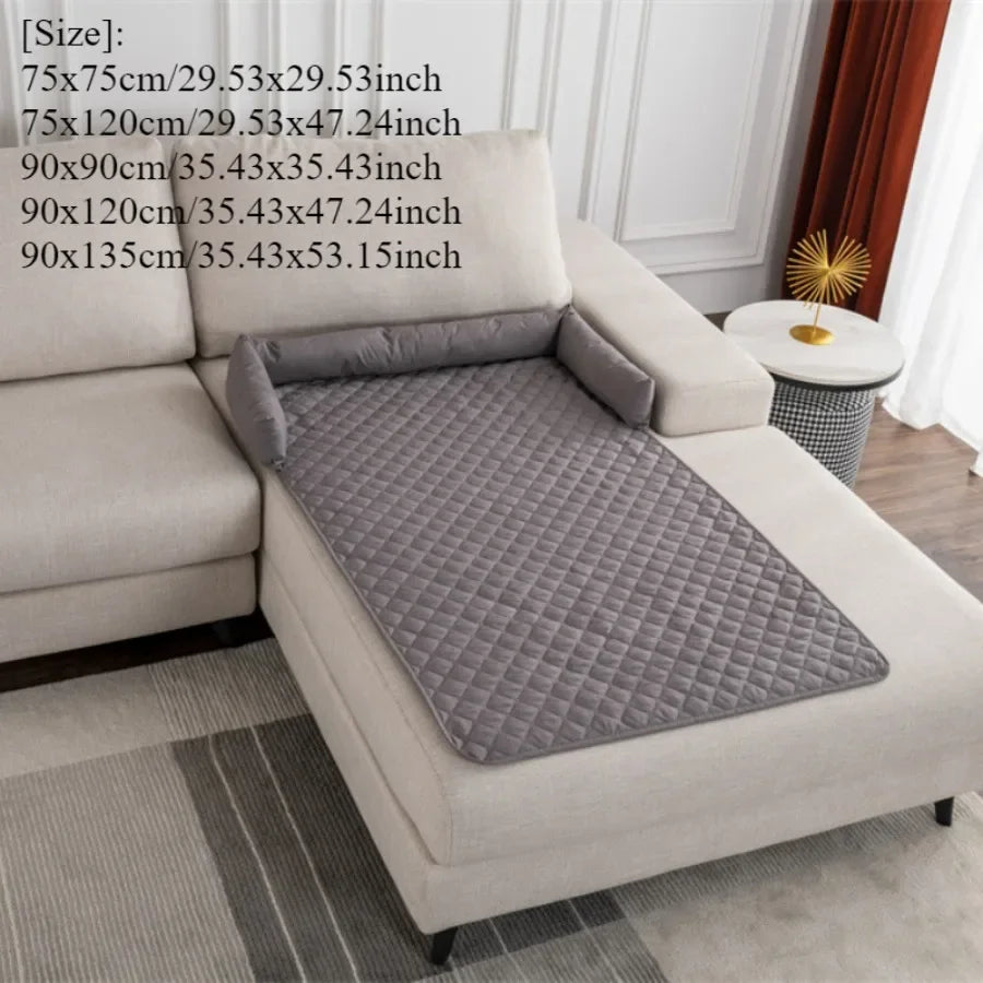 Solid Color Waterproof Dog Mat Pet Sofa Cushion for Living Room Car Cats Nest Mat