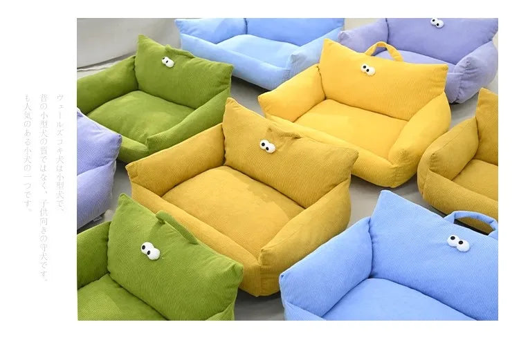 Puppy Special Sofa Kennel Winter Warm Pet Internet Celebrity Cat Nest Small Dog Sleeping Mat Cushion Winter Bed