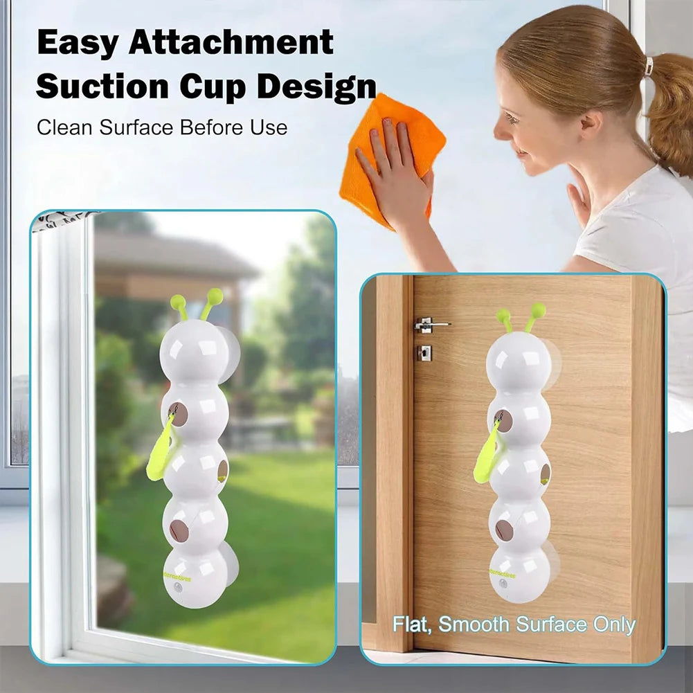 Smart Caterpillars Toy for Cat Interactive Caterpillars Cat Toy Cats Suction Cup Wiggles Worm Cat Toy with Tail for Indoor