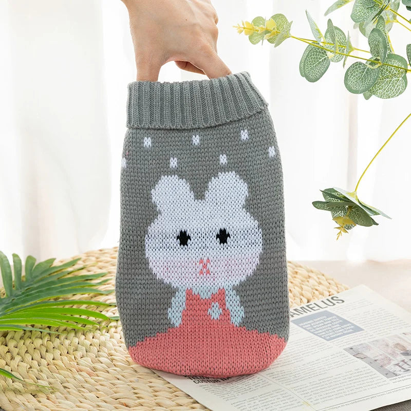 Christmas Style Pet Dog Sweater New Year Costume For Cat Cute Knitted Wool Puppy Clothes Warm Soft Winter Apparel For Medium Pet
