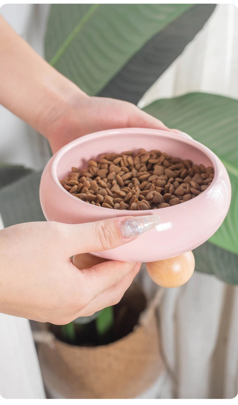 Small Dogs Ceramic Bowl Nordic Cat Food Water Feeders Cute Pet Feeding Supplies Puppy Kitten Drinking Eating Accessories