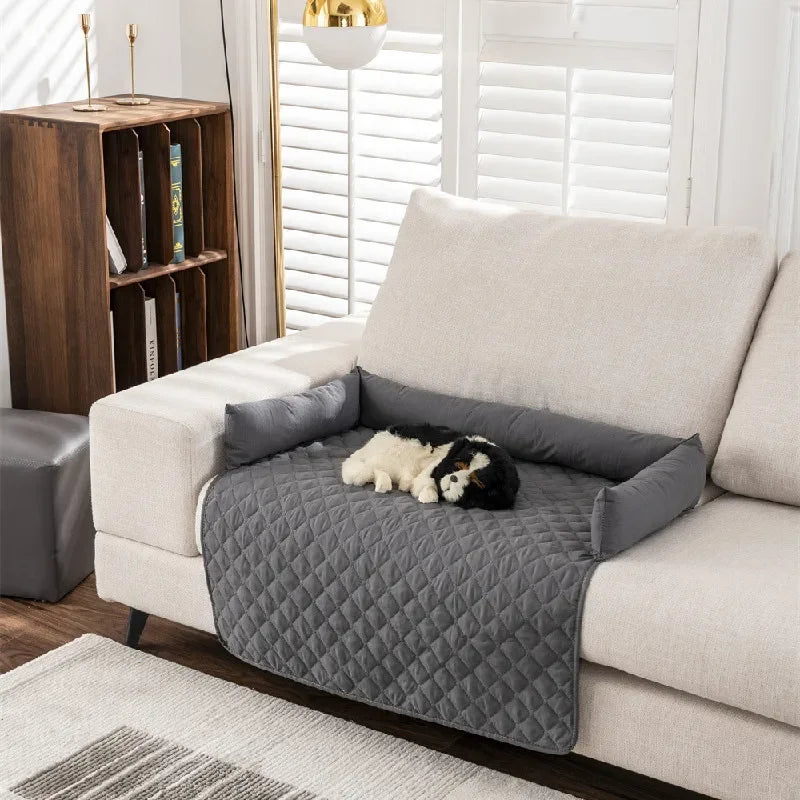 Solid Color Waterproof Dog Mat Pet Sofa Cushion for Living Room Car Cats Nest Mat