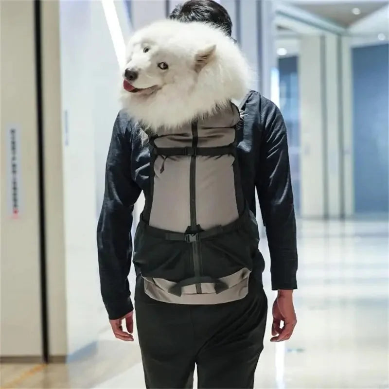 Multifunctional Hiking Pet Dog Carrier Travel Backpack Outdoor Ventilation Breathable Bicycle Motorcycle Outdoor Sport Mesh Bag