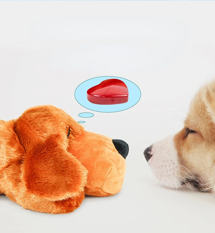 IFOYO Pet Heartbeat Puppy Behavioral Training Dog Plush Pet Comfortable Snuggle Anxiety Relief Sleep Aid Doll Durable Drop Ship