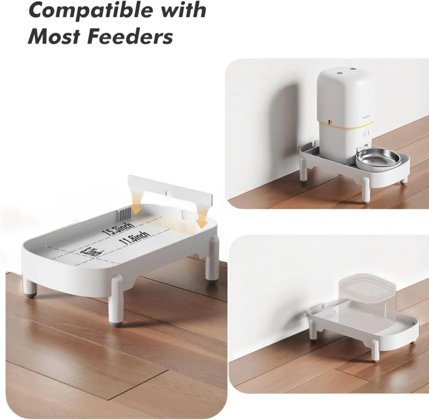 Smart Pet Feeder Elevating Bracket Single Bowl Dog Cat Pet Food Dispenser Protect Raised Stand Pet Feeder Elevating Bracket