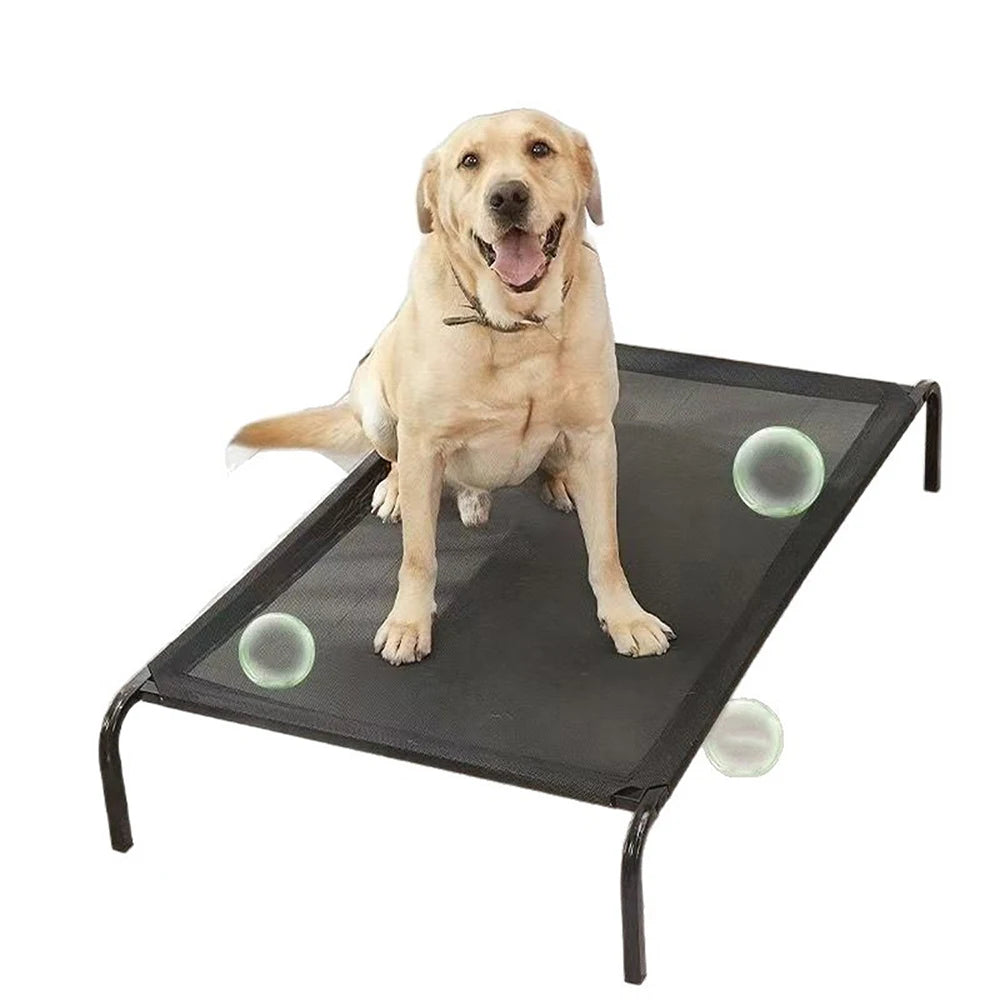 For Outdoor Home Use Elevated Big Dog Bed Summer Dog Nest Convenient Carry Moisture Proof Non-Slip Large Cat Bed Durable