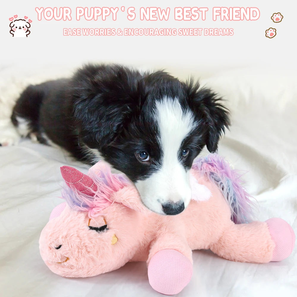 Plush Puppy Heartbeat Toys, Birthday Gifts, Rich Dog Puzzle Toys, Behavior Training, 16 Christmas