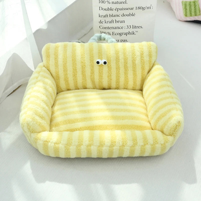 Puppy Special Sofa Kennel Winter Warm Pet Internet Celebrity Cat Nest Small Dog Sleeping Mat Cushion Winter Bed