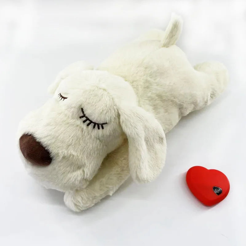 Pet Anxiety Relief Sleep Toy, Dog Interactive Plush Heartbeat Toy, Cat Soothing Companion Toy, Pet Stuffed Toy