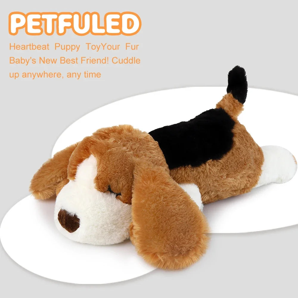 Plush Puppy Heartbeat Toys, Birthday Gifts, Rich Dog Puzzle Toys, Behavior Training, 16 Christmas