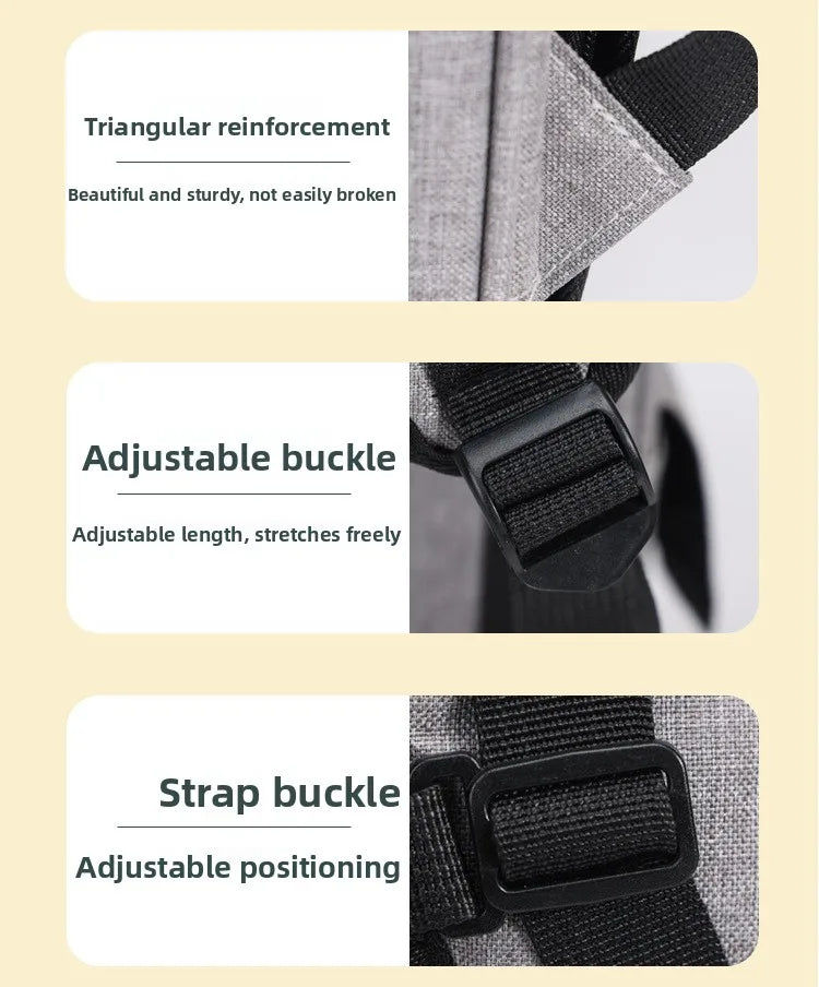 Expandable Pet Carrier Backpack, Breathable Large Capacity Travel Bag, Outdoor Hiking Backpack for Cats and Small Dogs