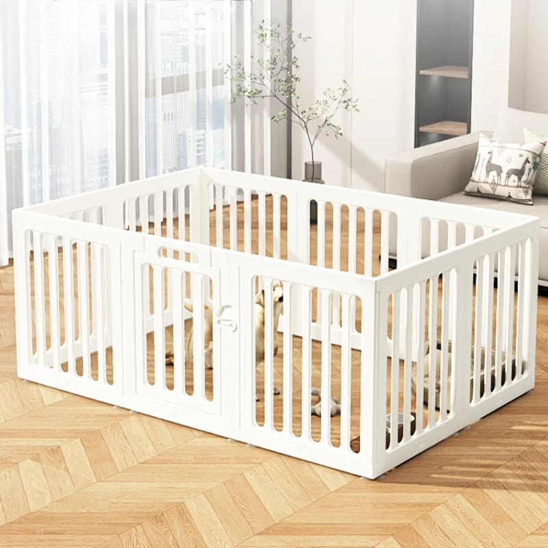 Height 60cm Pet Fence Large Space Puppy Fence Indoor Isolation Washable Household Dog Fence Double Suction Cup Safety Dog Cage