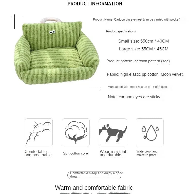 Puppy Special Sofa Kennel Winter Warm Pet Internet Celebrity Cat Nest Small Dog Sleeping Mat Cushion Winter Bed