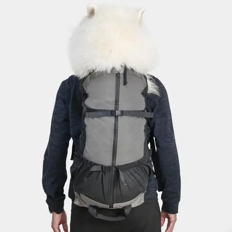 Multifunctional Hiking Pet Dog Carrier Travel Backpack Outdoor Ventilation Breathable Bicycle Motorcycle Outdoor Sport Mesh Bag