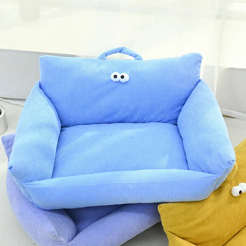 Puppy Special Sofa Kennel Winter Warm Pet Internet Celebrity Cat Nest Small Dog Sleeping Mat Cushion Winter Bed