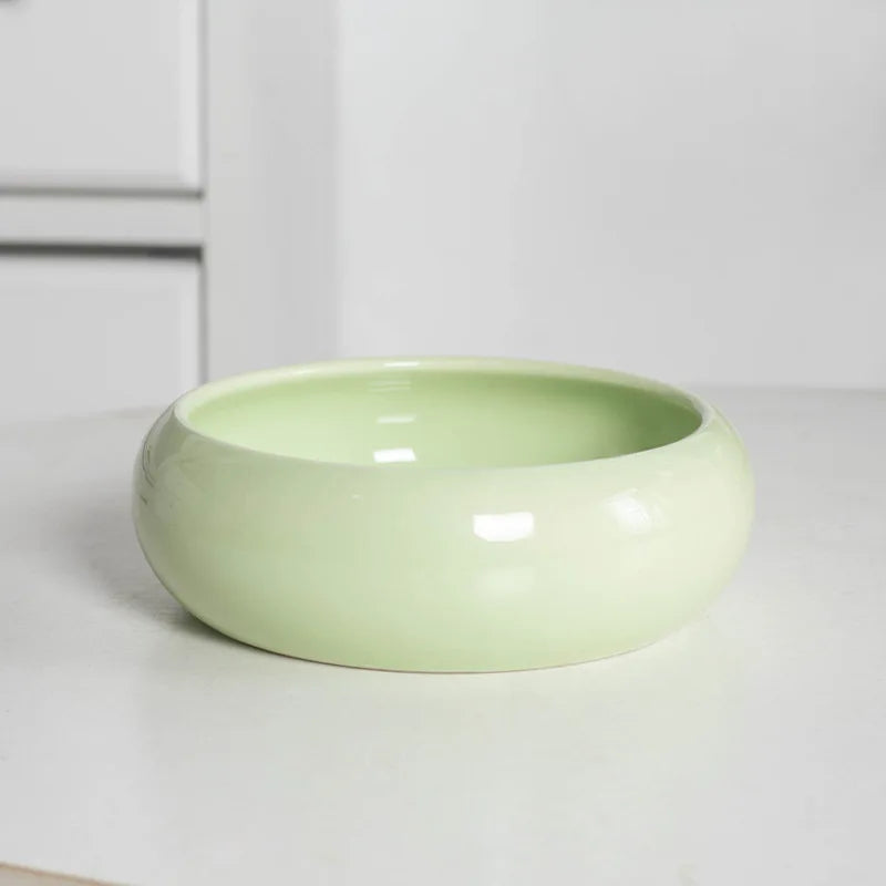 Small Dogs Ceramic Bowl Nordic Cat Food Water Feeders Cute Pet Feeding Supplies Puppy Kitten Drinking Eating Accessories