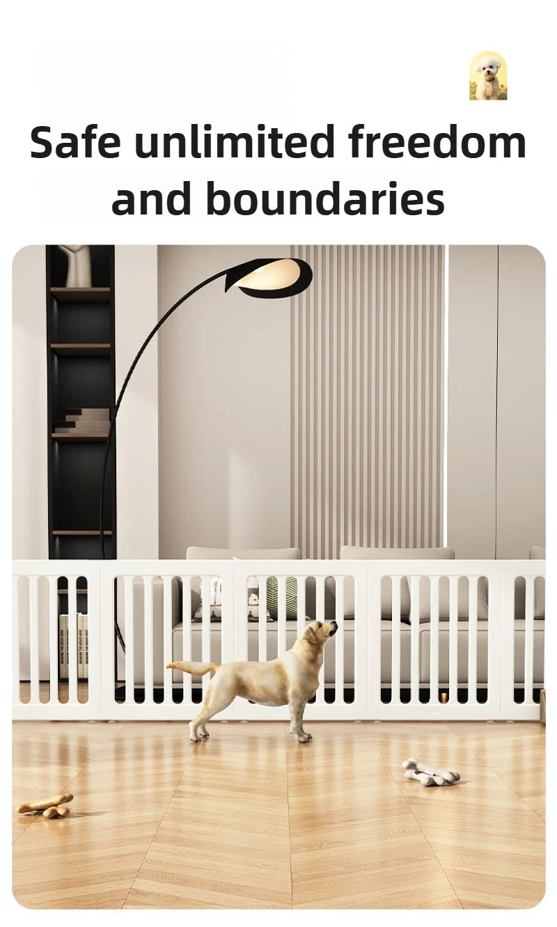 Height 60cm Pet Fence Large Space Puppy Fence Indoor Isolation Washable Household Dog Fence Double Suction Cup Safety Dog Cage