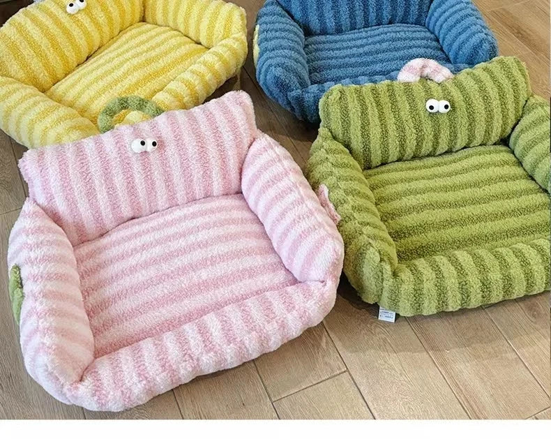 Puppy Special Sofa Kennel Winter Warm Pet Internet Celebrity Cat Nest Small Dog Sleeping Mat Cushion Winter Bed